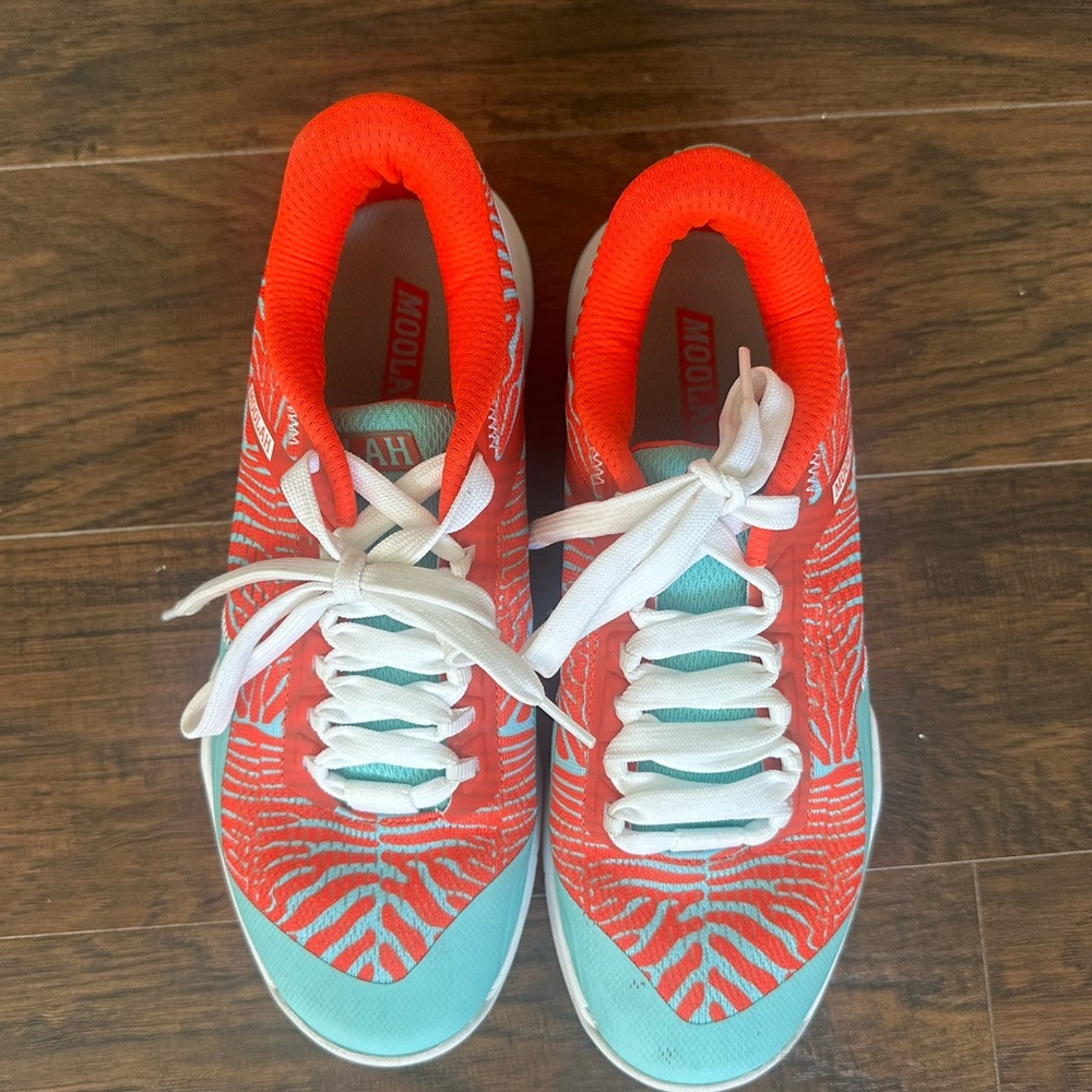 Women's Athletic Shoes - Red and Blue